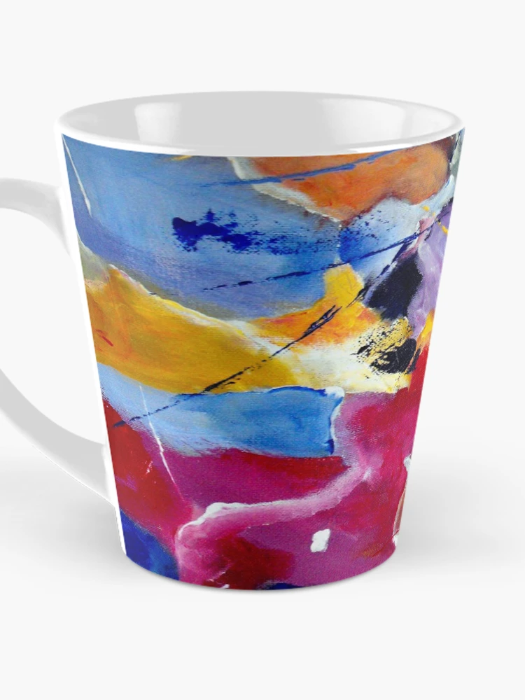 Thumbnail 3 of 4, Coffee Mug, Freedom To Be Acrylic Abstract designed and sold by Ruth Palmer.