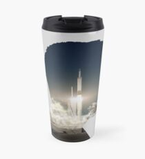 Elon Musk Launch Silhouette Thermobecher
