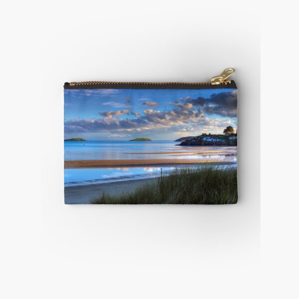 Item preview, Abersoch Warren beach golden light and blue sea. designed and sold by Turtle  Photography.