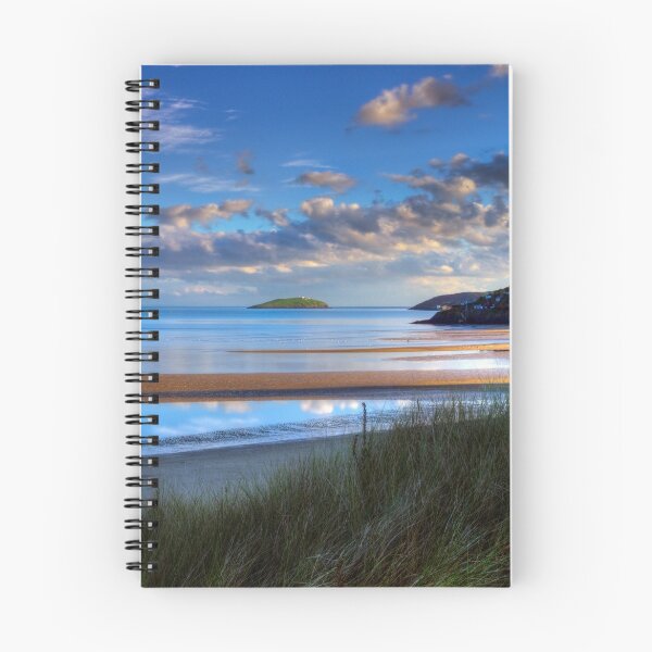 Item preview, Abersoch Warren beach golden light and blue sea. designed and sold by Turtle  Photography.
