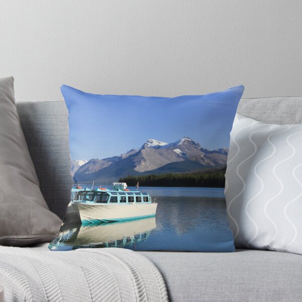 Item preview, Boat and Maligne Lake designed and sold by Teresa Zieba.
