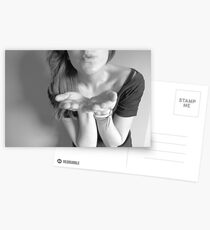 blowing a kiss Postcards