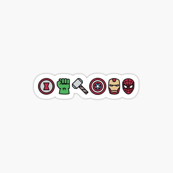MARVEL Superheroes Icons Sticker