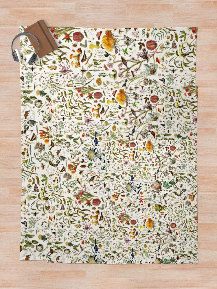 Biology Australia. Throw Blanket