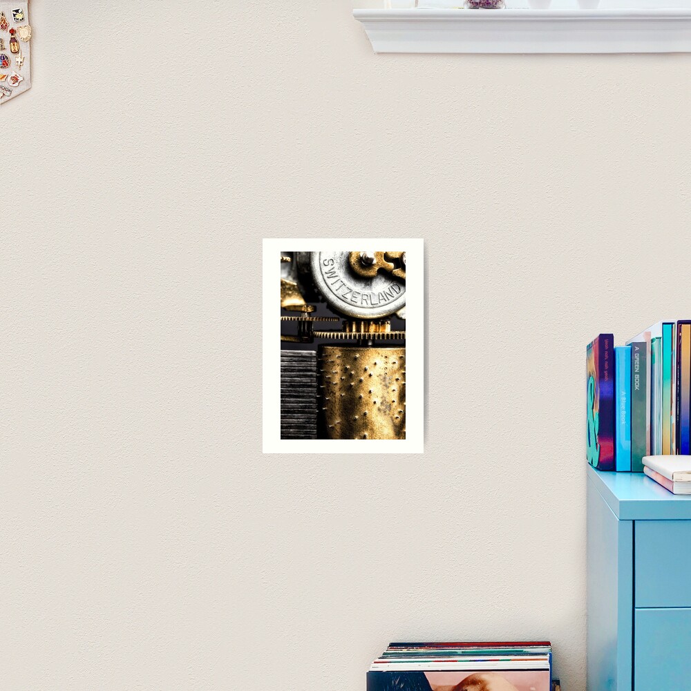 Music box mechanism Art Print