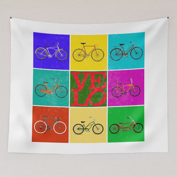 Artikelvorschau, Velo Love – 8 Bikes PoP – 12. Juni – 200. Geburtstag des Fahrrads entworfen und verkauft von Hell-Prints.