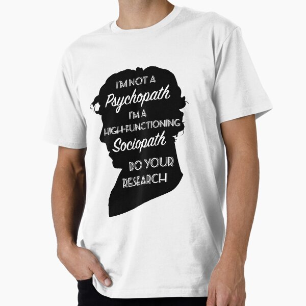 Item preview, BBC Sherlock - Sociopath Quote designed and sold by OutlineArt.