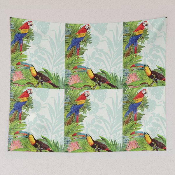 Item preview, Tropical Paradise. A Macaw and a Toucan. designed and sold by Shawn Shea.