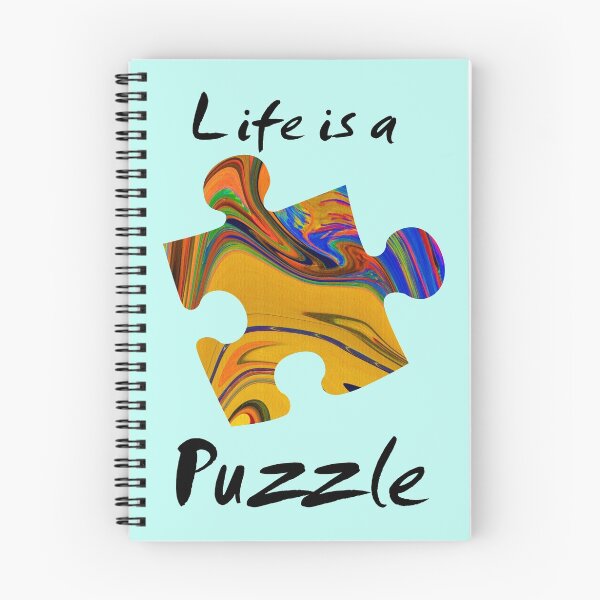 Item preview, Life is a puzzle, black  designed and sold by marmur.