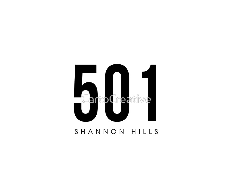 "Shannon Hills, AR 501 Area Code" by CartoCreative Redbubble