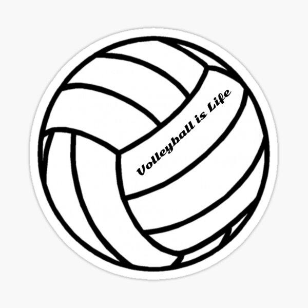 Volleyball Life Stickers Redbubble
