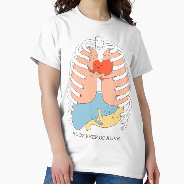 Item preview, Hugs Keep Us Alive designed and sold by ilovedoodle.