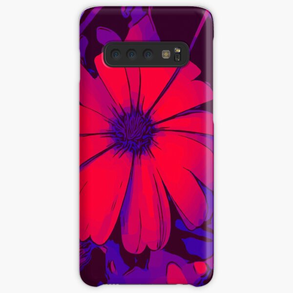 Rot-lila Blumenmotiv WelikeFlowers Samsung Galaxy Leichte Hülle