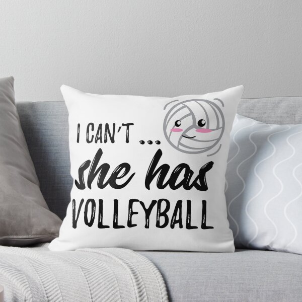 Item preview, I Can't She Has Volleyball With Blushing Ball designed and sold by SilentEcho.