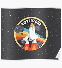 Raketenstart Poster