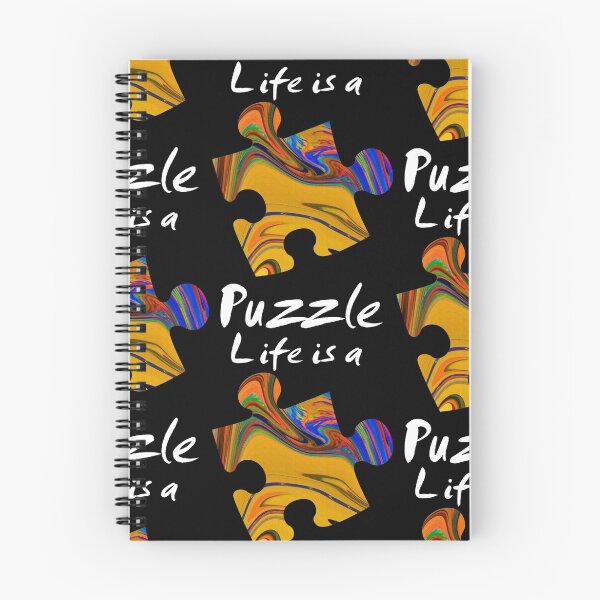 Item preview, Life is a puzzle, white designed and sold by marmur.