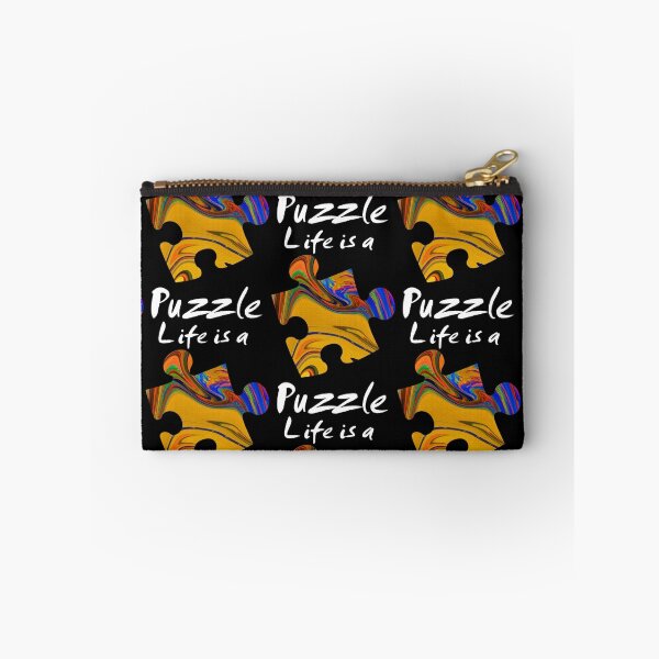 Item preview, Life is a puzzle, white designed and sold by marmur.