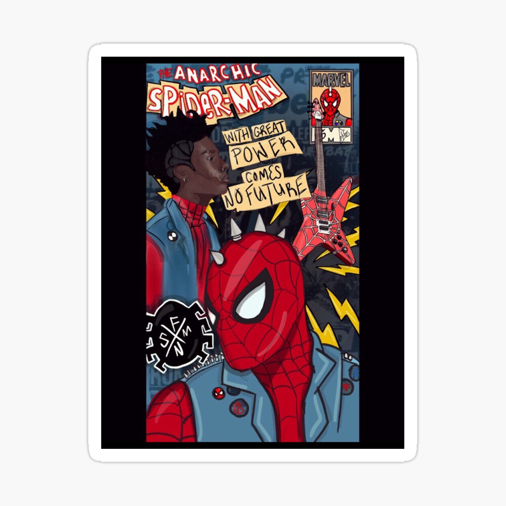 Spider-Punk - Máscara para niños