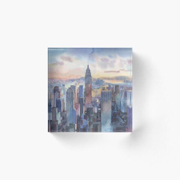 New York Acrylic Block