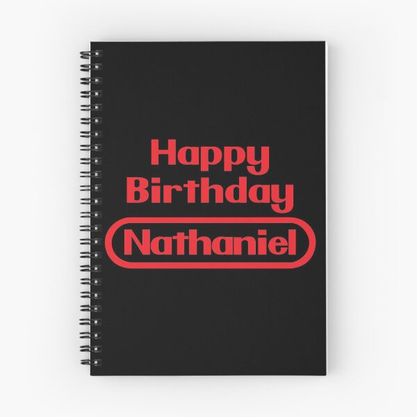 Item preview, Happy Birthday Nathaniel Gift Video Games Retro designed and sold by elhefe.