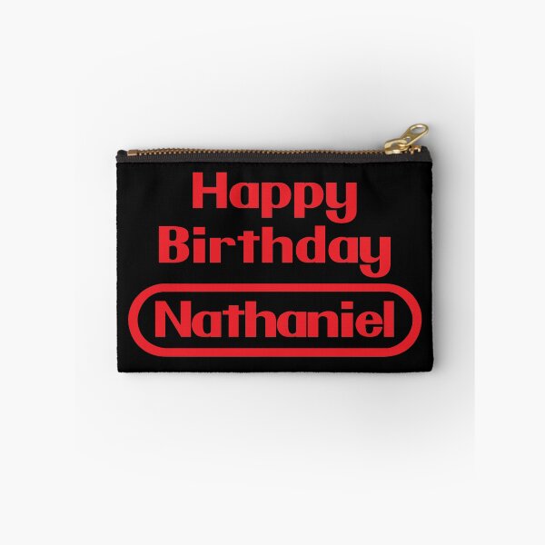 Item preview, Happy Birthday Nathaniel Gift Video Games Retro designed and sold by elhefe.