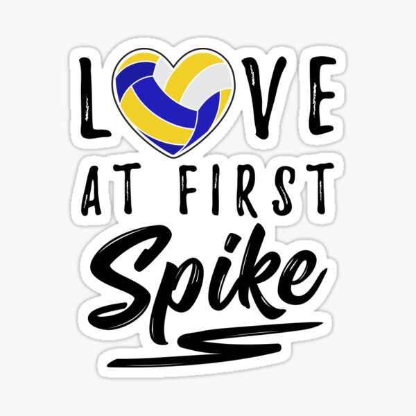 t-shirt design slogan typography love at first spike with