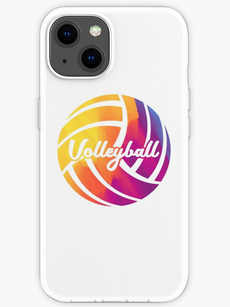 Cute Girls Mixed Color Teenagers Volleyball Iphone Case By Silentecho Redbubble