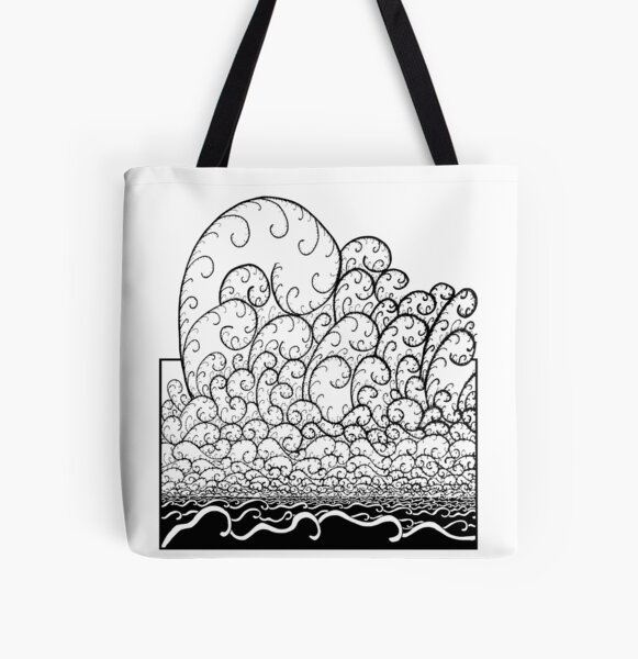 The Wave Tote bag doublé