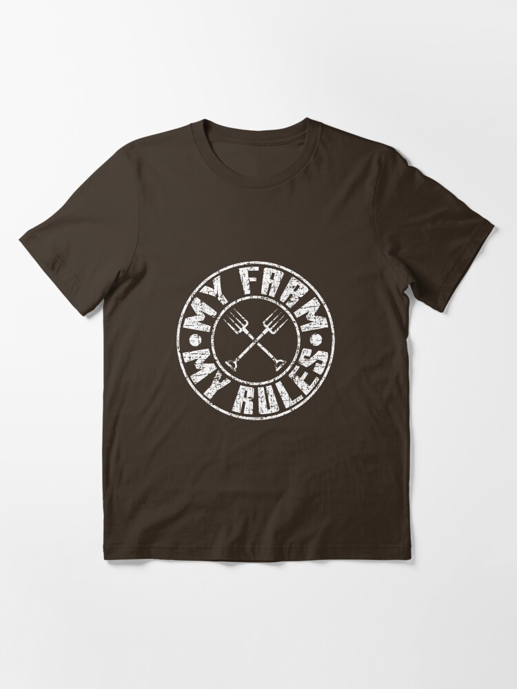 Alternate view of My Farm My Rules - Funny Farmer Quotes Gift Essential T-Shirt