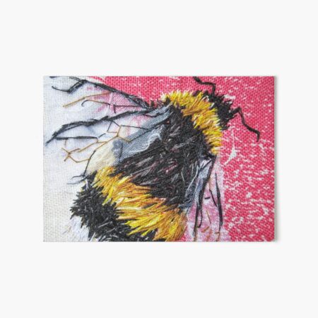 Red Bumblebee Art Art Board Print