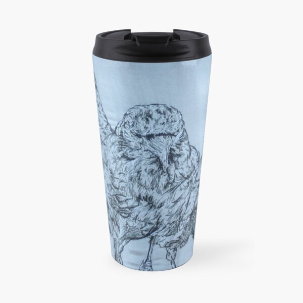 Crow Goes Hunting Art Travel Mug