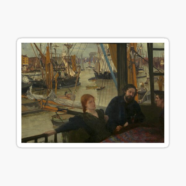 James McNeill Whistler. Wapping, 1860-64. Sticker