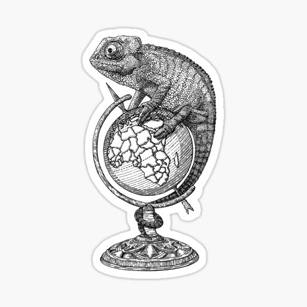 "Globe Trotter" Sticker