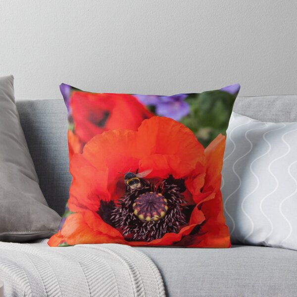 Item preview, Bee on a poppy designed and sold by chirs1990.