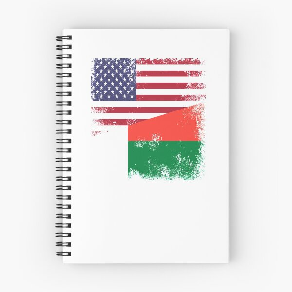 Item preview, Half Malagasy Flag Design | Vintage Madagascar USA Gift designed and sold by melsens.