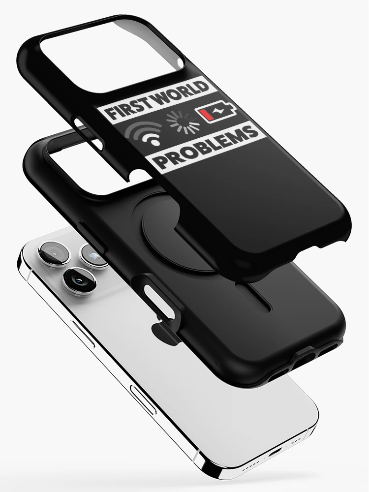 Thumbnail 2 of 4, iPhone Case, First world problems designed and sold by KeepOnCoding.
