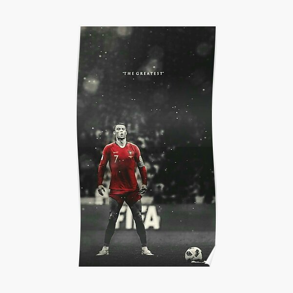 Illustration Ronaldo Hintergrund Poster