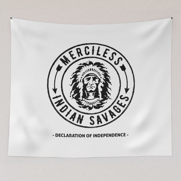 Item preview, Merciless Indian Savages - Declaration Of Independence Quote designed and sold by brian60174.