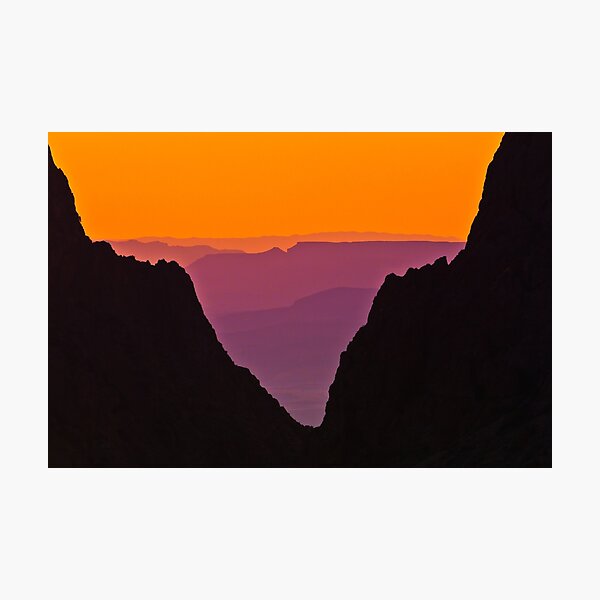 Sunset at Big Bend National Park Photographic Print