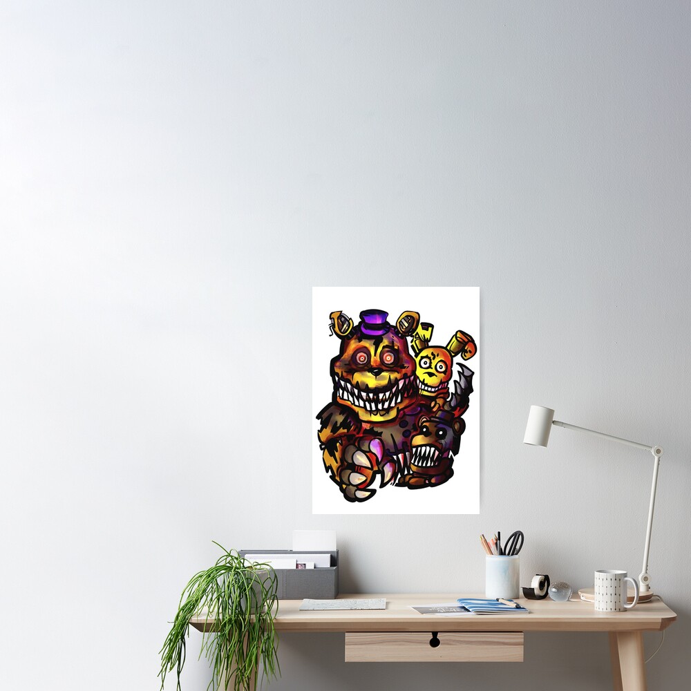 Five Nights at Freddy's Stickers Sticker for Sale by Crescent31