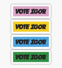 vote igor Sticker