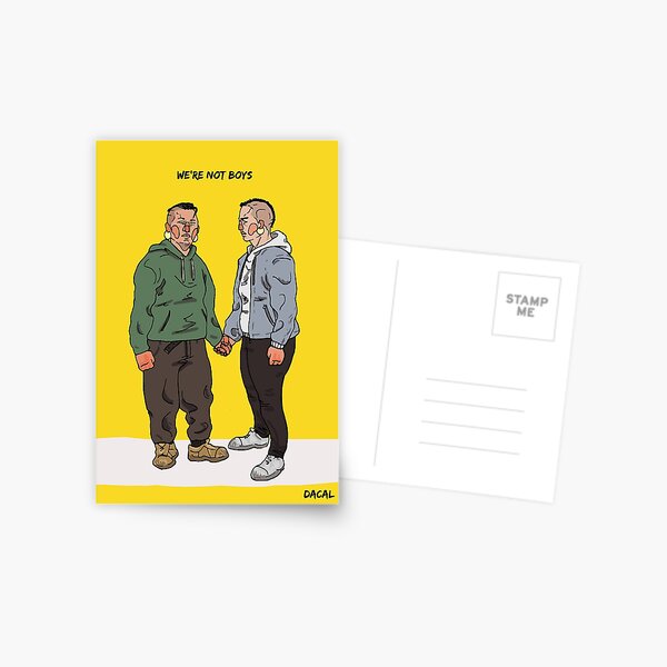 We are not boys Postcard