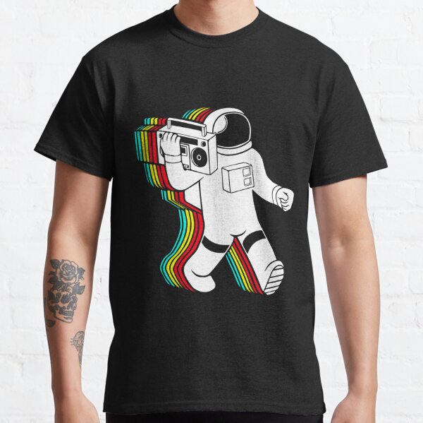 Astronaut with boombox Classic T-Shirt