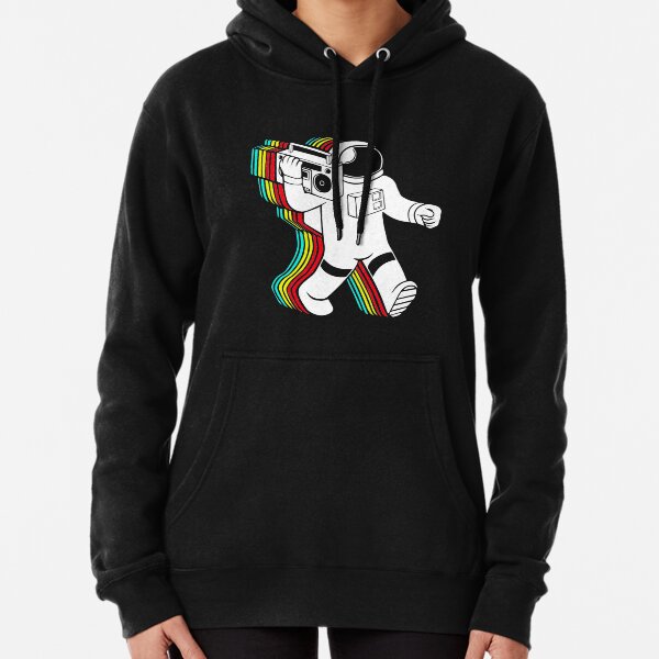 Astronaut with boombox Pullover Hoodie