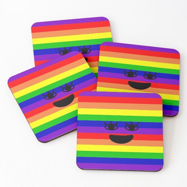 Item preview, Rainbow Stripes with a face designed and sold by reasonablemunki.