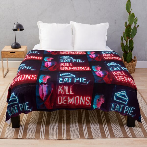 Item preview, Eat pie, kill demons. designed and sold by Fanartistic.