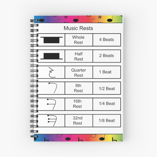 Item preview, Music Rests on Rainbow Background designed and sold by ValeriesGallery.