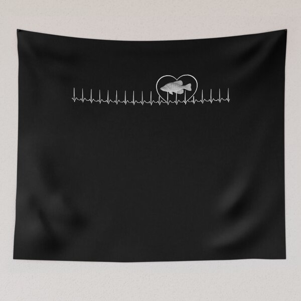 Item preview, Crappie Fishing Heartbeat designed and sold by wilsonellis.