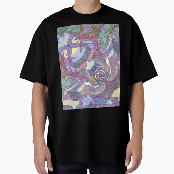 DRAGON WATER ASYMMETRICAL VERSION Oversized T-Shirt