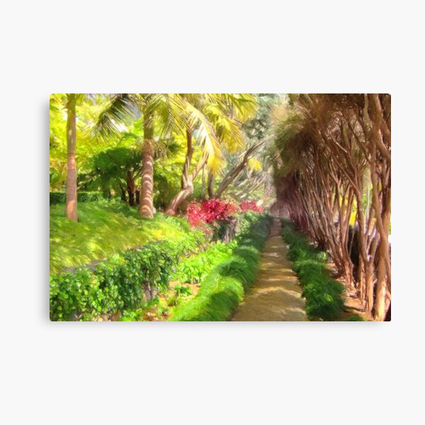Madeira Sidewalk Canvas Print